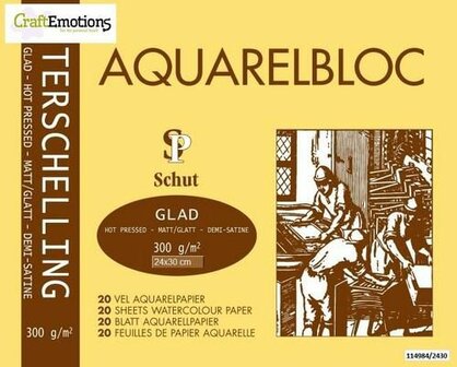 Schut Terschelling Aquarelblok Glad 24 x 30 cm