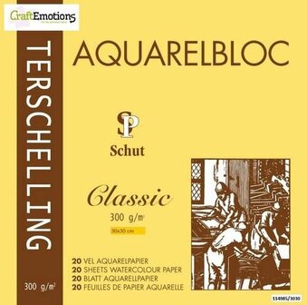 Schut Terschelling Aquarelblok Classic 30 x 30 cm