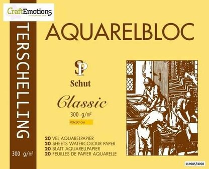 Schut Terschelling Aquarelblok Classic 40 x 50 cm