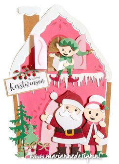 Marianne Design Collectable - Christmas Elves by Eline and Marleen COL1518