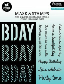 Studio Light Mask & Stamp - Essentials nr. 02 SL-ES-MST02