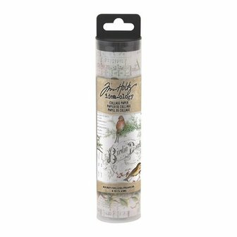 Idea-ology Tim Holtz - Collage Paper Aviary TH93706