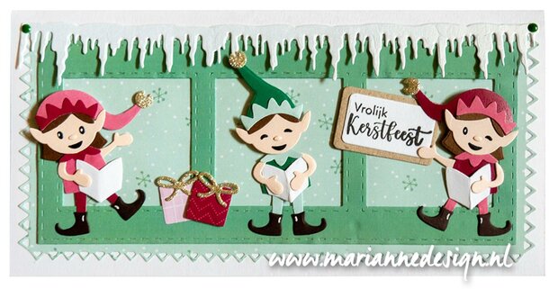 Marianne Design Collectable - Christmas Elves by Eline and Marleen COL1518